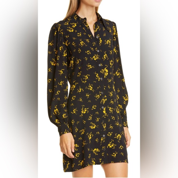 Ganni Shirt Dress NWOT size 4 - Picture 3 of 5